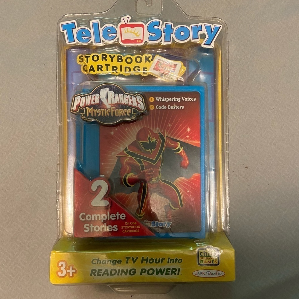 Jakks Pacific Toymax Power Rangers Telestory Cartridge new